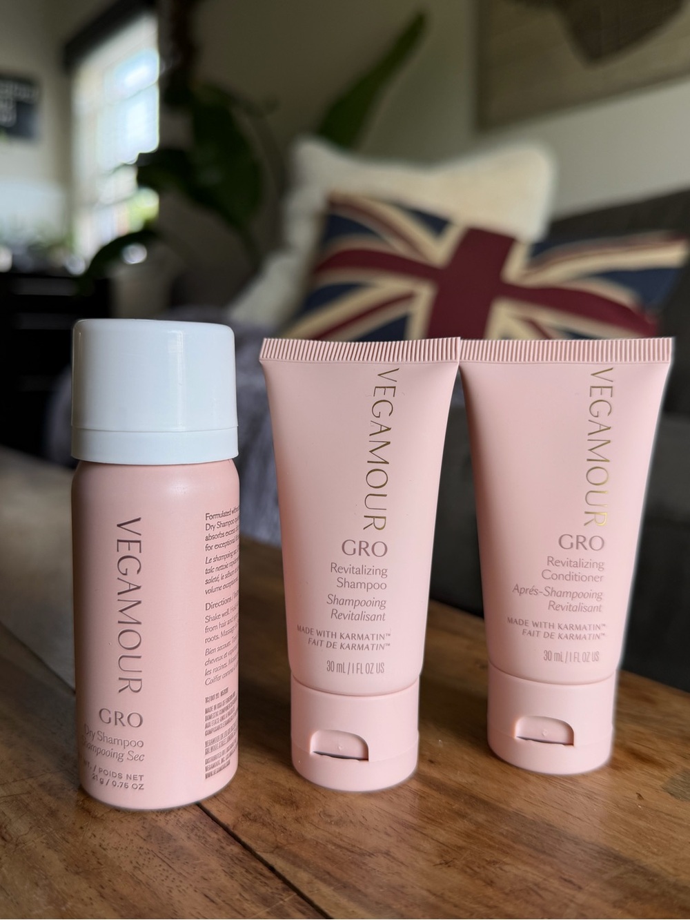 VEGAMOUR GRO Revitalizing Hair Care Travel Set